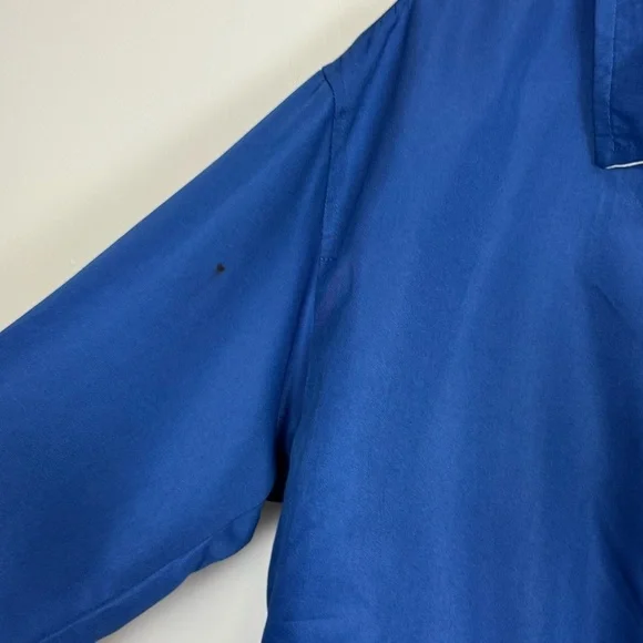 NEW JUNGLES Life Is Beautiful Reversible Jacket Medium Blue White Full Zip NWO